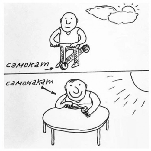 Самокат или самонакат?