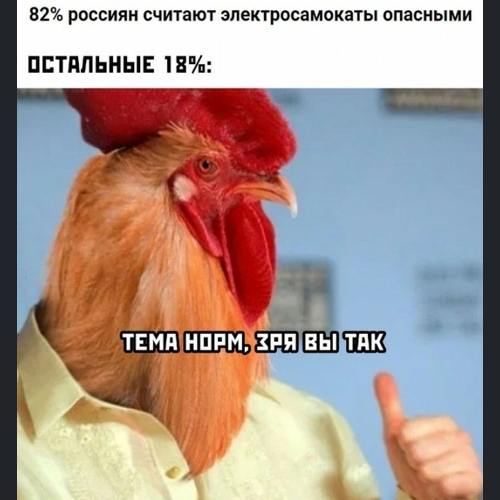 82% россиян считают электросамокаты опасными